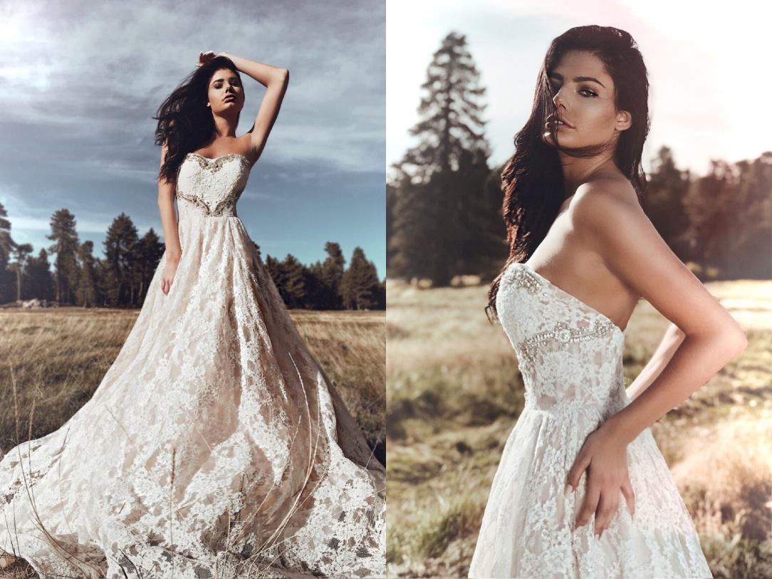 Fairytale ball gown wedding dresses by Lauren Elaine