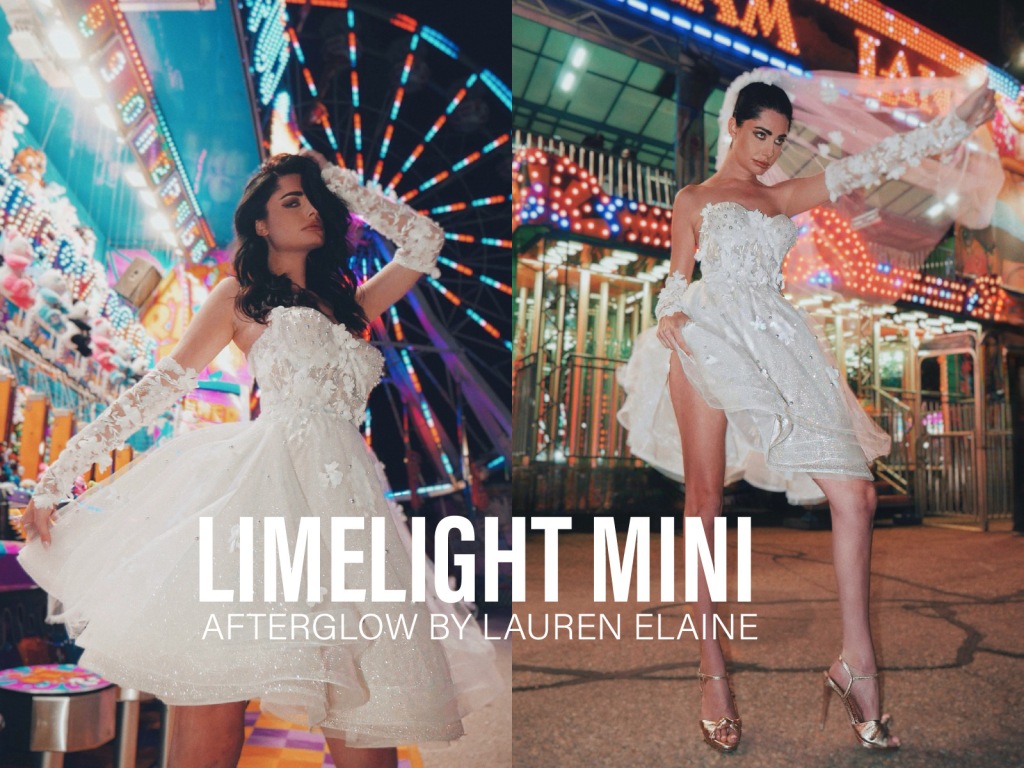 Step into the spotlight in our new “Limelight Mini” & “Limelight Veil”